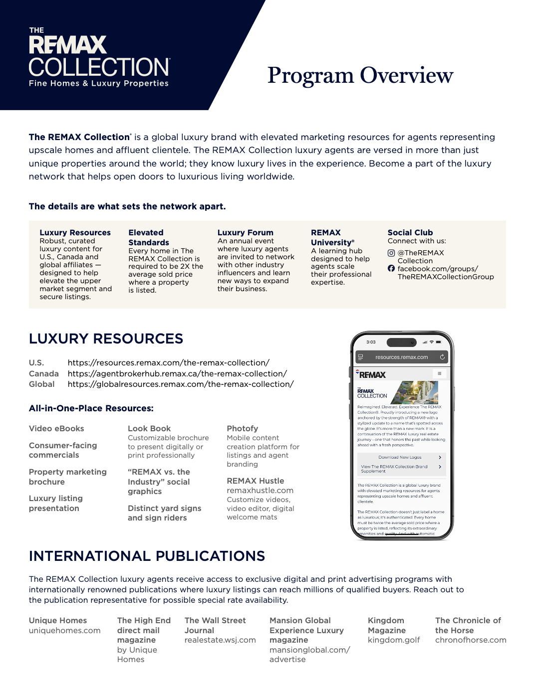 TRC program overview